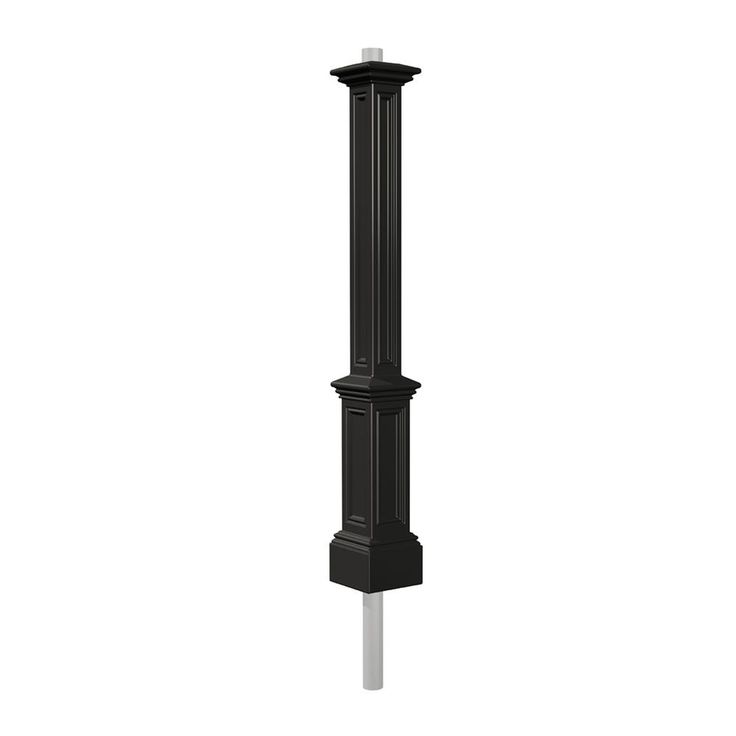 Mayne Signature Black Lamp Post with Mount