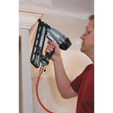 15-Gauge Pneumatic 2-1/2 in. Angled Nailer Kit - Super Arbor
