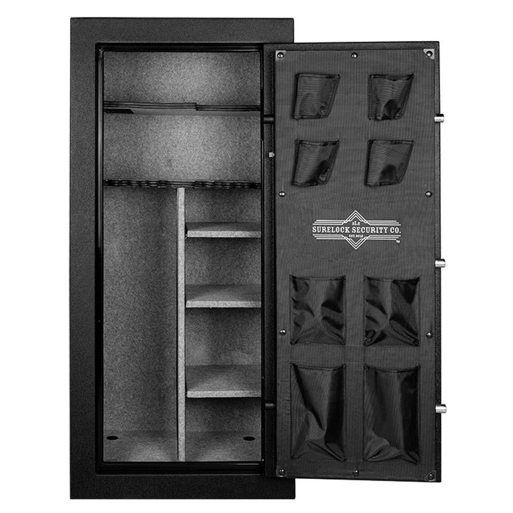 Inspector 24-Gun and Home Safe, Black - Super Arbor