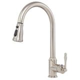 Handmade All-in-One Topmount Stainless Steel 33 in. x 22 in. Single Bowl Kitchen Sink w/ Pull-down Faucet, Accessory