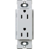 Tamper-Resistant Duplex Receptacle, 15 Amp, White - Super Arbor