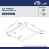 Flex 32 in. x 32 in. x 74.75 in. Corner Framed Pivot Shower Enclosure in Brushed Nickel with White Acrylic Base - Super Arbor