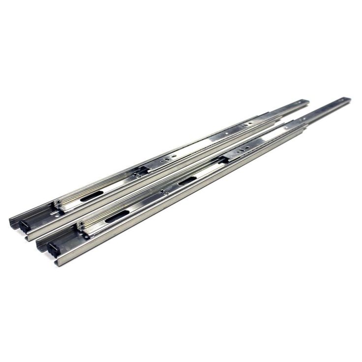 22 in. Side Mount Full Extension Ball Bearing Drawer Slide with Installation Screws (1-Pair)