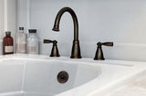 Banbury 2-Handle Deck-Mount High Arc Roman Tub Faucet with Valve in Spot Resist Brushed Nickel
