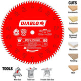 6-1/2 x 60T Ultra Finish Saw Blade - Super Arbor