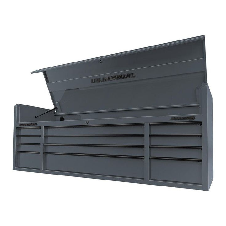 U.S. GENERAL 72 in. x 22 in. Triple Bank Top Chest, Series 3, Slate Gray