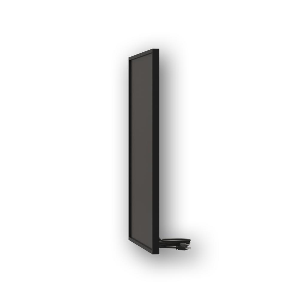400-Watt Infrared Electric Panel Heater Black - Super Arbor