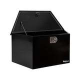 16.38 in. x 15 in. x 35.25 in. Gloss Black Steel Trailer Tongue Truck Tool Box - Super Arbor