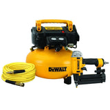 6 Gal. Heavy-Duty Pancake Electric Air Compressor and 18-Gauge Brad Nailer Combo Kit (1-Tool) - Super Arbor