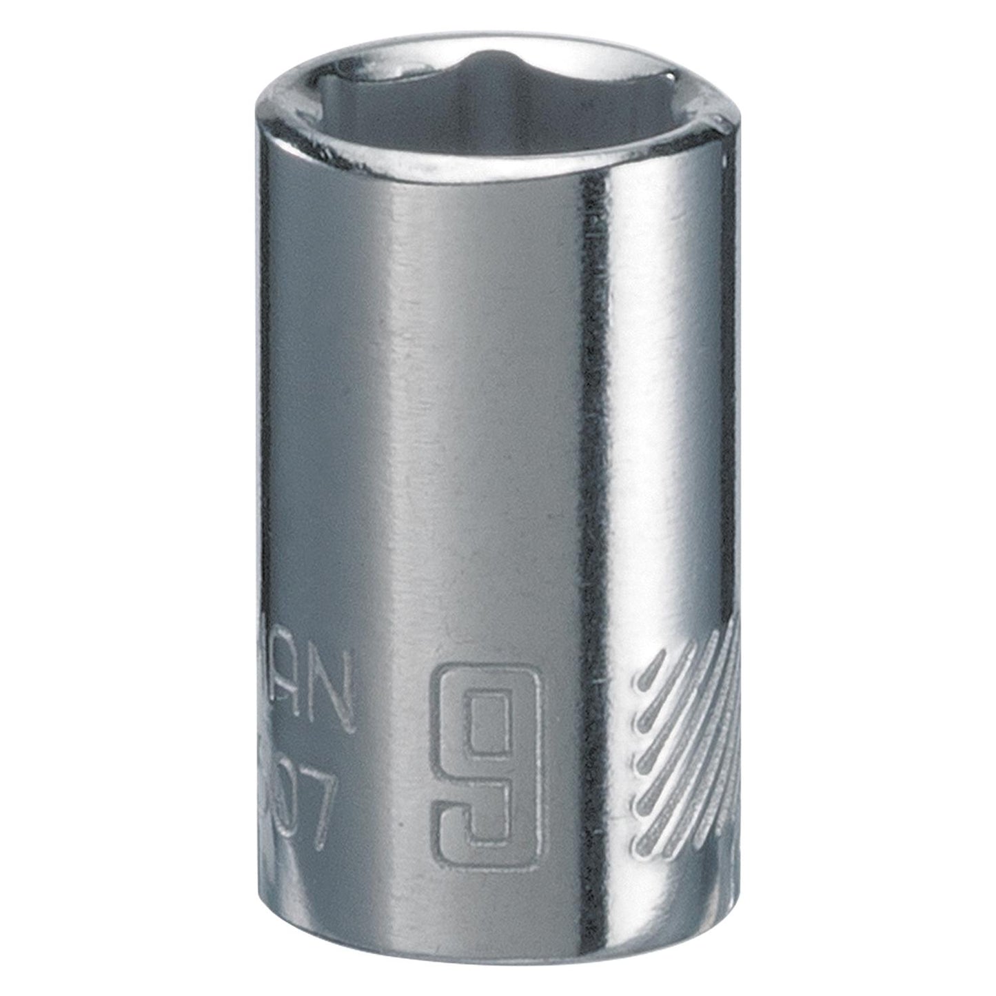 Craftsman 9mm Metric 6-Point Standard Shallow Socket, 1/4 in. Drive