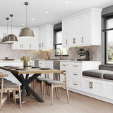 Home Decorators Collection Newport 18 in. W x 24 in. D x 34.5 in. H Assembled Plywood Base Kitchen Cabinet in Pacific White with Spice Soft Cls RH