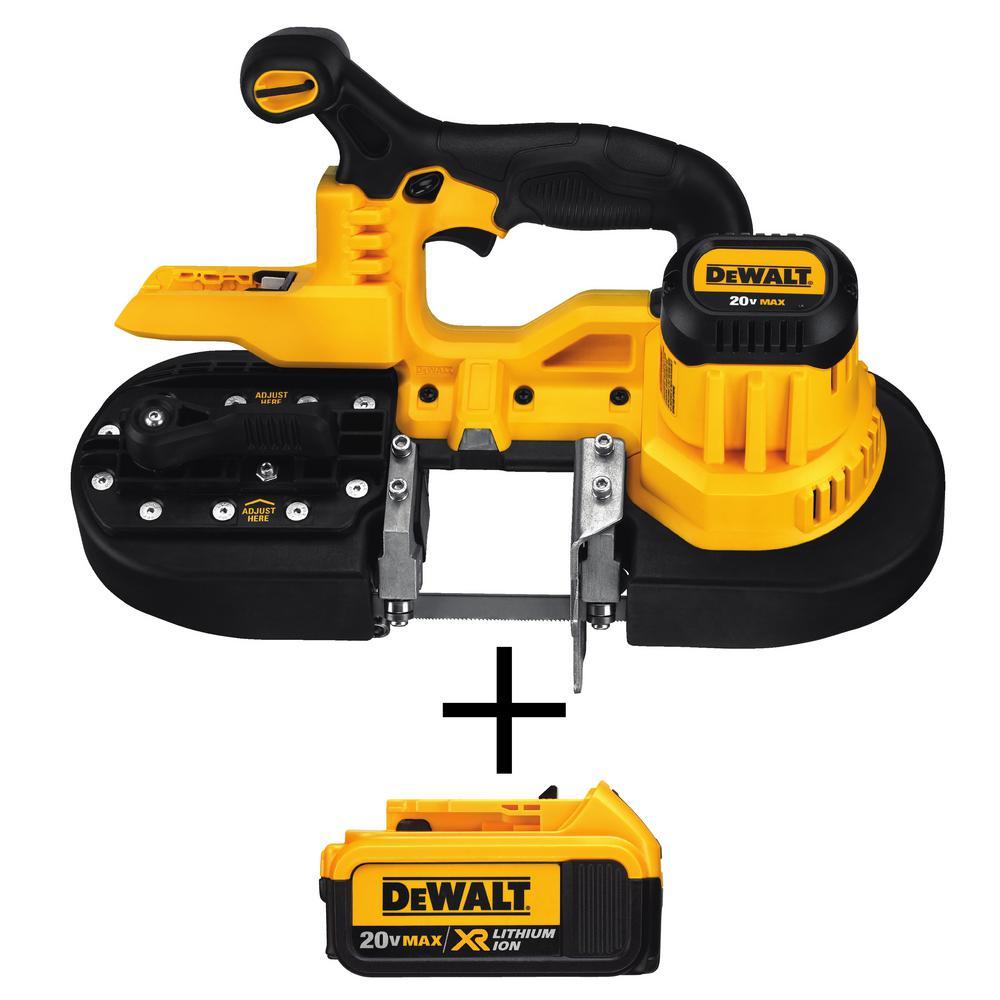 20-Volt MAX Lithium-Ion Cordless Band Saw (Tool-Only) with 20-Volt MAX 4.0Ah Battery - Super Arbor
