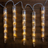 GE Color Choice 20-Count Multi-function Color Changing Mini LED Plug-In Christmas Icicle Lights