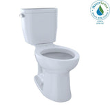 Entrada 2-Piece 1.28 GPF Single Flush Elongated Toilet in Cotton White - Super Arbor