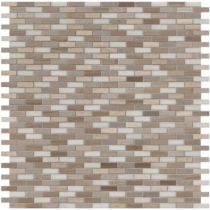 MSI Arctic Storm 12 in. x 12 in. x 10mm Honed Marble Mesh-Mounted Mosaic Floor and Wall Tile (1 sq. ft.)