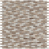MSI Arctic Storm 12 in. x 12 in. x 10mm Honed Marble Mesh-Mounted Mosaic Floor and Wall Tile (1 sq. ft.)