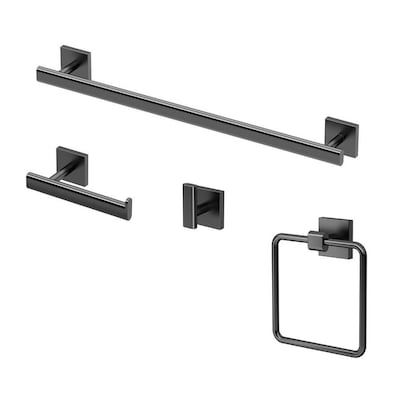 Gatco 4-Piece Elevate Decorative Bathroom Hardware Set