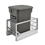 Rev-A-Shelf 24-Quart Plastic Soft Close Pull Out Trash Can