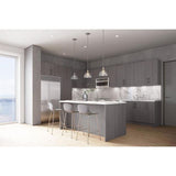 Cambridge 15-in W x 36-in H x 12-in D Grey Nordic Wood Engineered Wood Door Wall Stock Cabinet