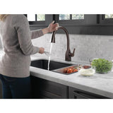 Delta Mateo Touch2O Venetian Bronze 1-Handle Deck-Mount Pull-Down Touch Kitchen Faucet