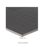 Benson Nero 6 in. x 36 in. Matte Porcelain Floor and Wall Tile (13.5 sq. ft./Case)