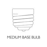 Maple Street Black Outdoor Die-Cast Post Mount Light Fixture