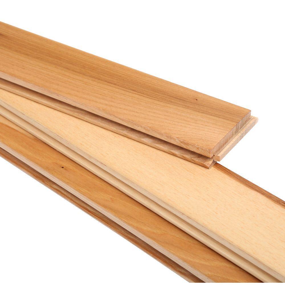 Bruce Hickory Country Natural 3/4 in. Thick x 2-1/4 in. Wide x Varying Length Solid Hardwood Flooring (20 sq. ft. / case) - Super Arbor