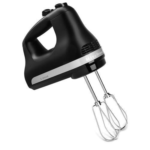 KitchenAid 24.0-in Cord 5-Speed Black Matte Hand Mixer