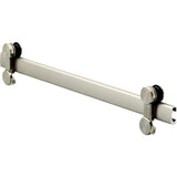 Simplicity 60 x 58-3/4 in. Frameless Contemporary Sliding Bathtub Door in Nickel with Rain Glass - Super Arbor