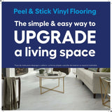 Style Selections Rosehill Deco 3-mil x 12-in W x 12-in L Water Resistant Peel and Stick Luxury Vinyl Tile Flooring
