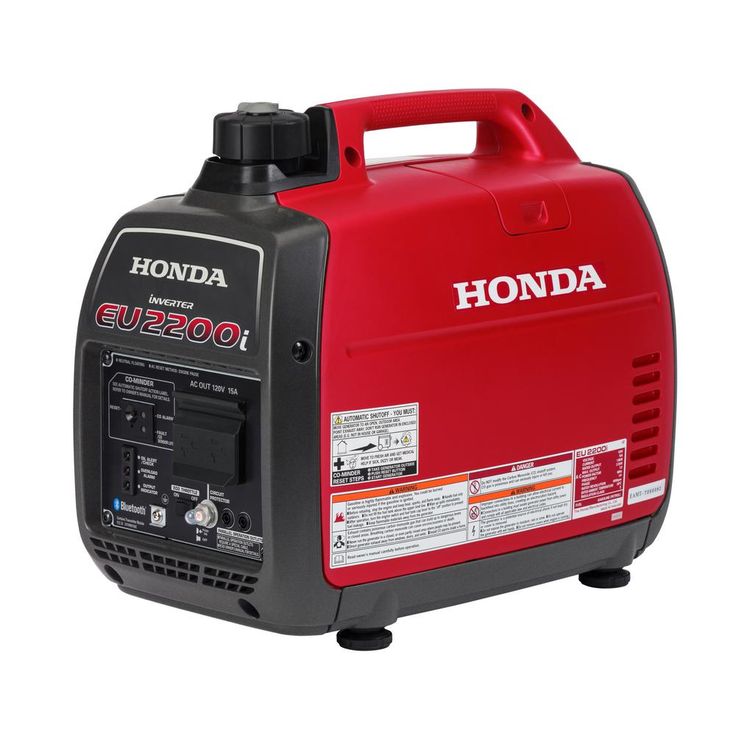 Honda 2200-Watt Recoil Start Gasoline Powered Inverter Generator with 20 Amp Outlet