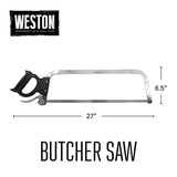 22 in. Stainless-Steel Butcher Meat Saw