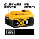 20-Volt MAX Li-Ion Cordless Band Saw (Tool-Only) with 4-1/2 in. Grinder (Tool-Only), Battery 5 Ah, Charger and Kit Bag - Super Arbor