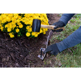 ProFlex 20 ft. Brown Scalloped Woodgrain Plastic No-Dig Edging Kit - Super Arbor