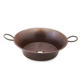 SINKOLOGY Copernicus All-In-One 21 in. Copper Bathroom Vessel Sink with Pfister Ashfield Bronze Faucet and Drain