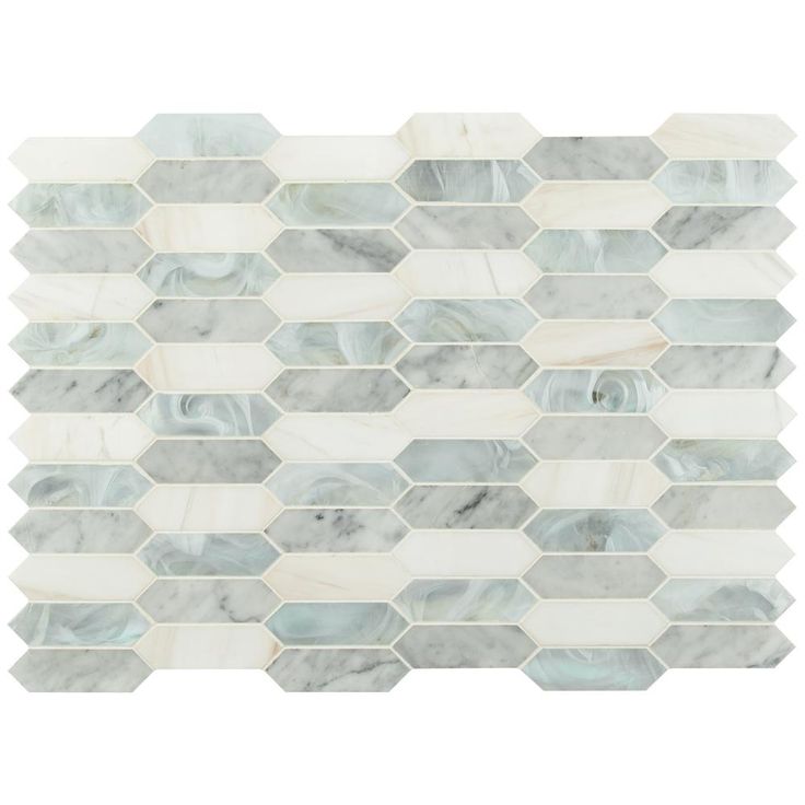 MSI Cienega Springs 10 in. x 13.78 in. x 6mm Textured Picket Multi-Surface Mesh-Mounted Mosaic Tile (14.4 sq. ft./Case)