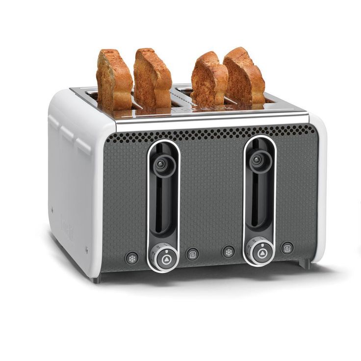 Studio 4-Slice Black Toaster with Crumb Tray