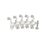 2-1/4 in. x 2-1/8 in. Satin Nickel Jumbo Hinge Pin Door Stop Value Pack (5 per Pack)