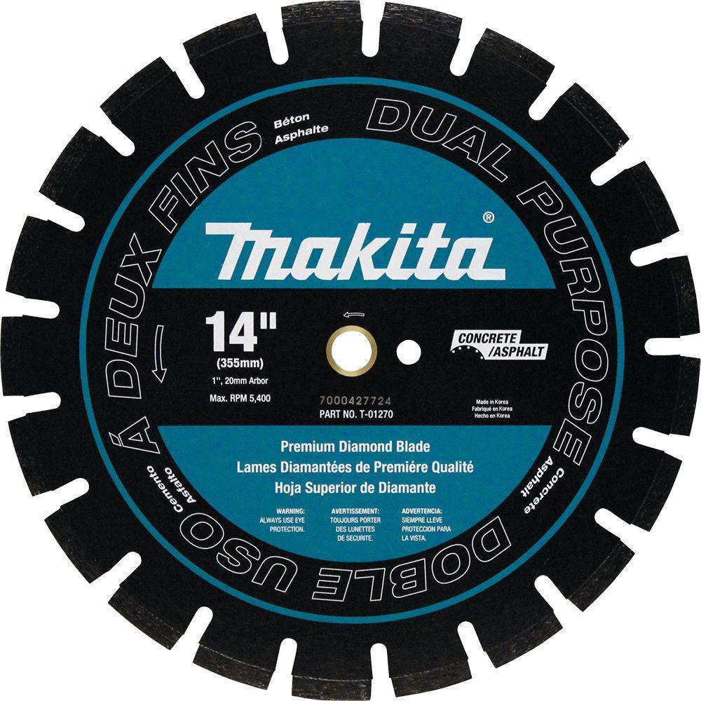 14 in. Premium Segmented Dual Purpose Diamond Blade for 14 in. Power Cutter - Super Arbor