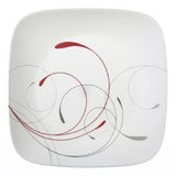 Splendor Vitrelle; Square Splendor Vitrelle 6-Piece Contemporary Splendor Glass Dinnerware Set (Service for 6)