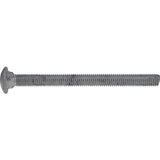Hillman 1/2 in x 6 in Hot-Dipped Galvanized Steel Carriage Bolts, 25-Pack