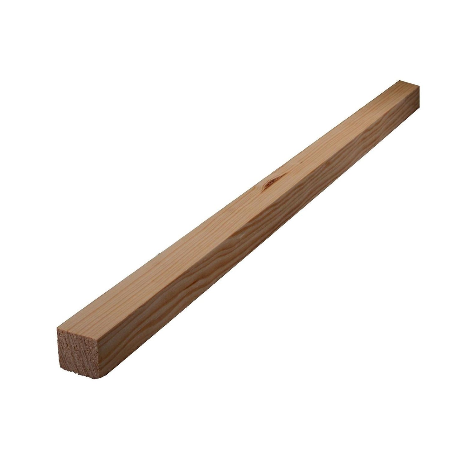 Alexandria Moulding 1-1/16 in. H x 8 ft. L Unfinished Brown Pine Baluster Molding
