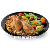 Precise Plus 6 Qt. Black Stainless Steel Electric Pressure Cooker with Built-In Timer
