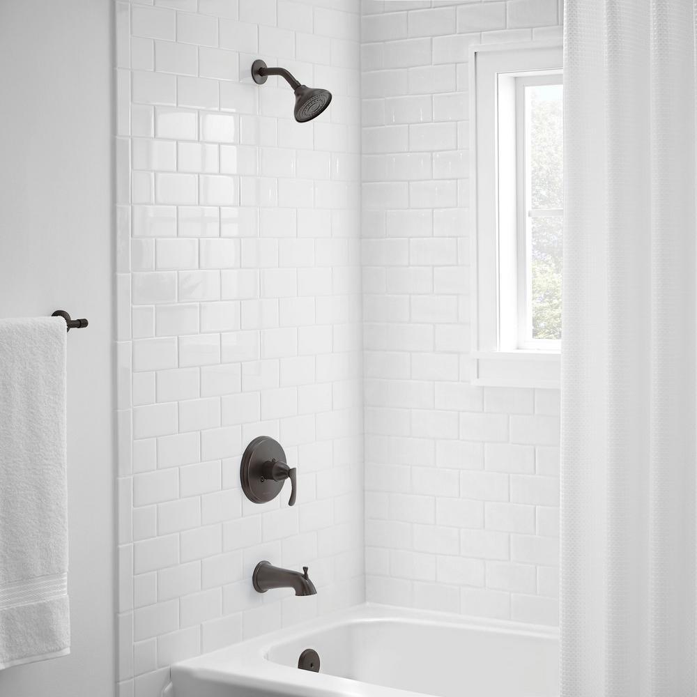 Edgewood Single-Handle 1-Spray Tub and Shower Faucet in Bronze (Valve Included) - Super Arbor
