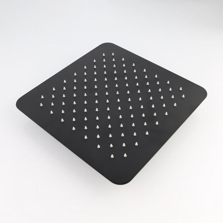 3-Spray with 2.5 GPM 10 in. 2 Functions Tub Wall Mount Dual Shower Heads in Spot in Matte Black (Valve Included)