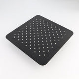 3-Spray with 2.5 GPM 10 in. 2 Functions Tub Wall Mount Dual Shower Heads in Spot in Matte Black (Valve Included)