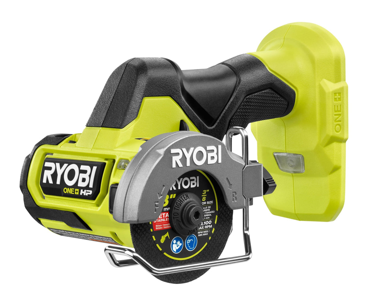 RYOBI ONE+ 18V HP Brushless Cordless 4-Tool Combo Kit with (2) Batteries, Charger, Bag + Free Band Saw