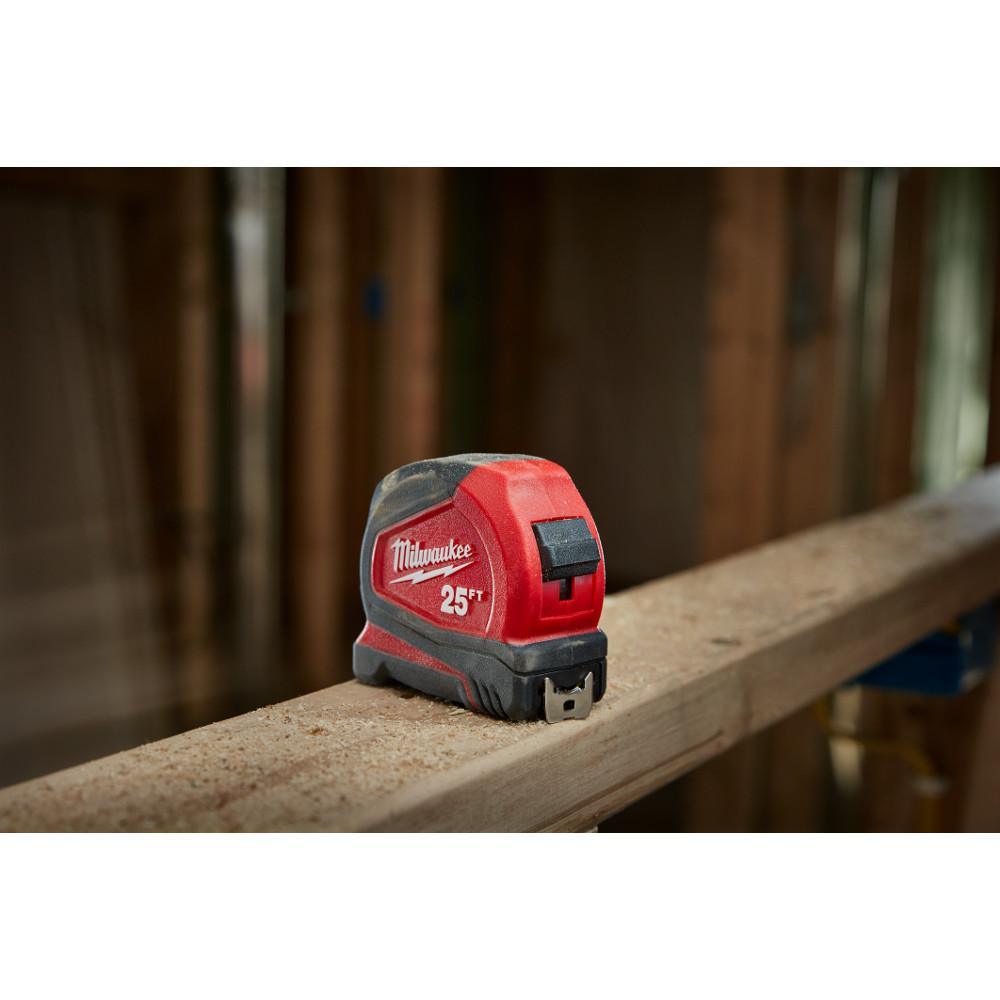 25 ft. Compact Tape Measure W/ Jobsite Straight Scissors - Super Arbor