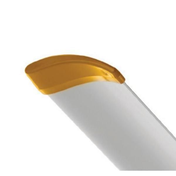 2025 7 ft. Indoor Yellow and Silver Aluminum Shop Ceiling Fan with Wall Control