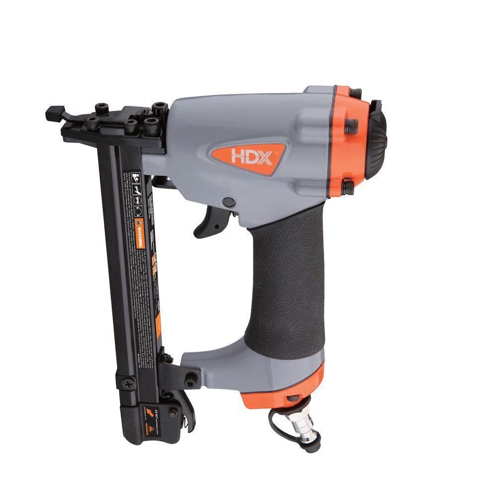 Pneumatic Finish and Trim Nailer and Staplers Combo Kit with Canvas Bag and Fasteners (3-Piece) - Super Arbor
